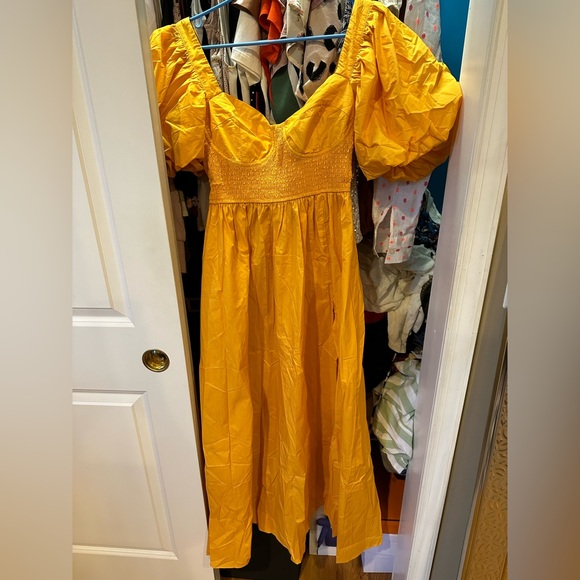 Showpo RAIZA mid maxi dress in orange - size US 6 (M) - Picture 4 of 5